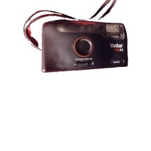Vivitar PS44 Film Camera Black - For Parts, Rewinder Not Working Proper.... - $8.26
