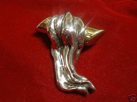 VINTAGE 1960&#39;S SIGNED FREEFORM BROOCH/PENDANT - $167.37