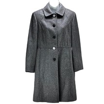 Kenneth Cole Reaction Overcoat Wool Blend Single Breast Polo Coat Women&#39;s Size 8 - £28.76 GBP