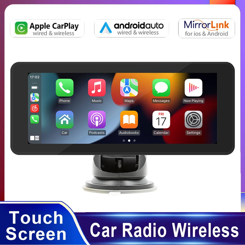 Car Portable Radio 6.86 Inch Mirrorlink Bluetooth Car MP5 Player Wireless - £12.55 GBP