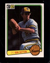 1983 Donruss #531 Don Sutton Nmmt Brewers Hof *X108297 - £2.16 GBP