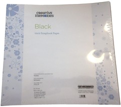 Creative Memories 12x12 Black Pages NIP Sealed - £15.72 GBP