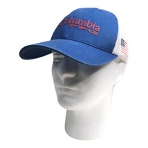 Columbia PFG Mesh Trucker Flex Fitted L-XL Hat Cap Fish Men Women Blue W... - £7.21 GBP