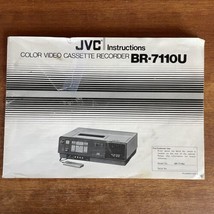 Manual Only Jvc Super Vhs Vcr Recorder BR-711OU Original Manual - £15.56 GBP