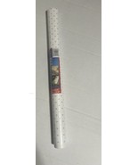 Contact Brand Self-Adhesive Vinyl Shelf Liner 2002 White Rosebud 9E9300 ... - £7.40 GBP