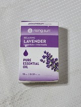 Rising Sun Relaxing Lavender Pure Essential Oil (1-Box, 15mL 0.51oz) - £7.18 GBP