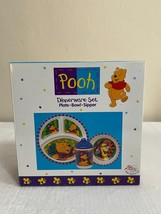 Pooh Dinnerware Set. 3 pc. NIB. Excellent condition no sippy cup has sil... - $34.65