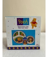 Pooh Dinnerware Set. 3 pc. NIB. Excellent condition no sippy cup has sil... - £27.25 GBP
