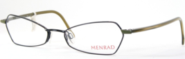 Vintage Menrad 1930 762 Black /Olive Green Eyeglasses Glasses Frame 50-16-135mm - £30.97 GBP
