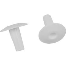RCA Feed-Thru Bushings for Coaxial Cable - Indoor-Outdoor Use - White - $1.00