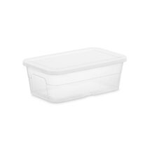 6qt Clear Storage Box White - Brightroom™ - $222.74 6qt Clear Storage Box White - Brightroom™ - $222.74 MXN