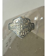 Harley Davidson ring biker band sterling silver women girls size 9.75 - £61.50 GBP