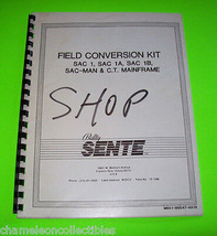 SAC-MAN SAC1 SENTE ORIGINAL VIDEO ARCADE GAME SERVICE REPAIR MANUAL - £9.22 GBP