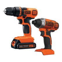 BLACK+DECKER 20V MAX Cordless Drill and Impact Driver, Power Tool Combo ... - £101.79 GBP