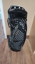 Ogio Duchess 14 Divider Golf Cart Bag Black/White Polka Dot - £68.34 GBP