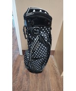 Ogio Duchess 14 Divider Golf Cart Bag Black/White Polka Dot - £68.13 GBP
