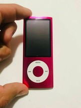 Apple iPod Nano 5th Gen Pink 8GB A1320 MC050LL fully working camera & mic - $80.74