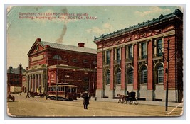 Symphony Hall Horticultural Building Boston MA Massachusetts DB Postcard Q26 - £3.10 GBP