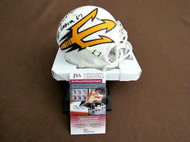 Curley Culp Arizona State 1967 All American Signed Auto Mini Riddell Helmet Jsa - $118.79