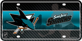 San Jose Sharks Metal Novelty License Plate LP-5571 - $18.95