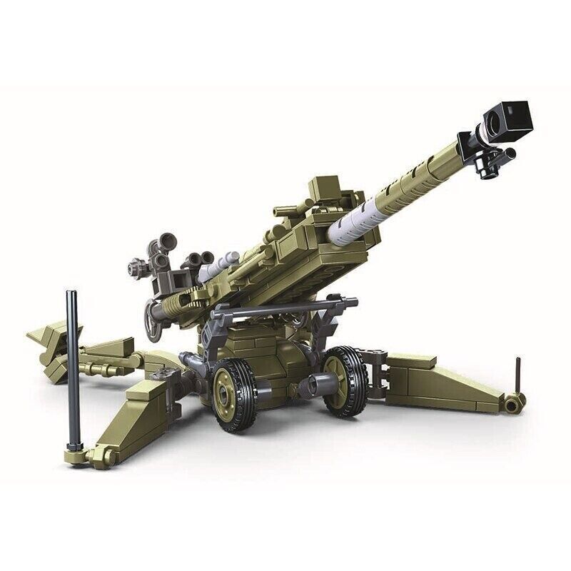 M777 Light Artillery Gun Building Blocks Set Military Howitzer Bricks Mo... - $21.77
