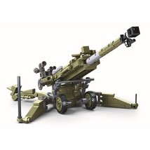 M777 Light Artillery Gun Building Blocks Set Military Howitzer Bricks Model Toys - £17.36 GBP