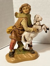 Vtg 1993 Fontanini Depose Italy Aaron Shepherd Nativity Figurine #129 - $23.33