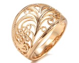 Ue women rings 585 rose gold hollow pattern romantic wedding rings unusual fashion thumb155 crop