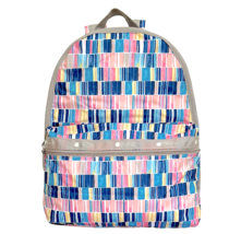 LeSportsac Painted Tiles Basic Backpack Multi-Tonal Tropical Abstract Ti... - $1,736.19 MXN