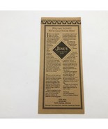 Jose&#39;s A Southwest Grill Menu Eureka Springs Arkansas 1990&#39;s - $278.20 MXN