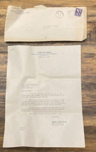 Vintage Citadel Bulldogs Football 1951 Recruiting Letter SIGNED Ephie Seabrook - £77.86 GBP