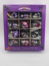 Christopher Radko Shiny Brite 12 Halloween glass Ornaments Skulls Pink P... - £22.87 GBP