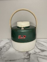 Vintage Coleman Water Jug Cooler 1 Gallon Green Missing Cup - £9.78 GBP