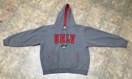 Univ. Nevada Las Vegas UNLV Rebels Hoodie Size L Large Foot Locker 90&#39;s Pullover - $26.87