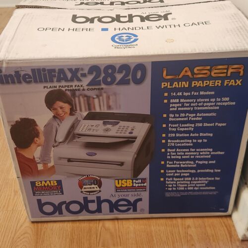 Primary image for Brother IntelliFax 2820 All In One Laser Printer Brand New In Box
