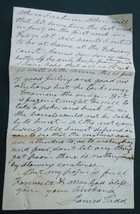 1838 antique DEED~McADDEN to JAMES TODD ATTORNEY GENERAL phila pa  - £68.07 GBP
