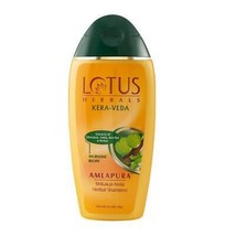 Lotus Kräuter- Amlapura Shikakai Amla Shampoo 200 ML Lang Stark Haarpflege - £15.42 GBP