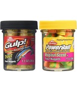 Berkley Gulp! Trout Nuggets, Chunky Cheese, 1-Ounce &amp; PowerBait Power Nu... - $20.73