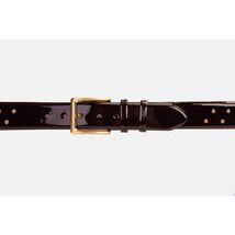 The Jupiter Burgundy Patent Leather Spike Leather Belt image 2