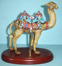 Lenox Carousel Camel Porcelain Figurine Wood Base Handpainted Limited 813821 New - £127.52 GBP