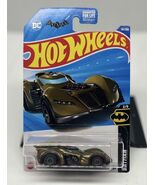 Hot Wheels Batman Arkham Asylum Batmobile Gold HW Batman Series 2/5 2025... - $7.91