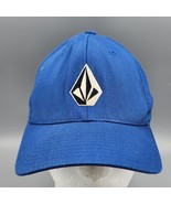Vintage Rare Volcom Full Stone Flexfit Hat Blue White Stitched Size S/M - $19.99