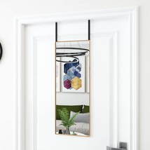 Door Mirror Gold Aluminum, Glass Medium Door Mirror Rectangular - $2,425.99 MXN
