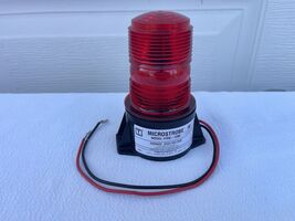 MICROSTROBE IV 470S-1280 RED STROBE LIGHT 80VDC 24VAC - $49.50
