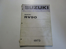 1973 Suzuki Moto RV90 Parties Catalogue Manuel Endommagé Délavé Vitrail ... - $99.25