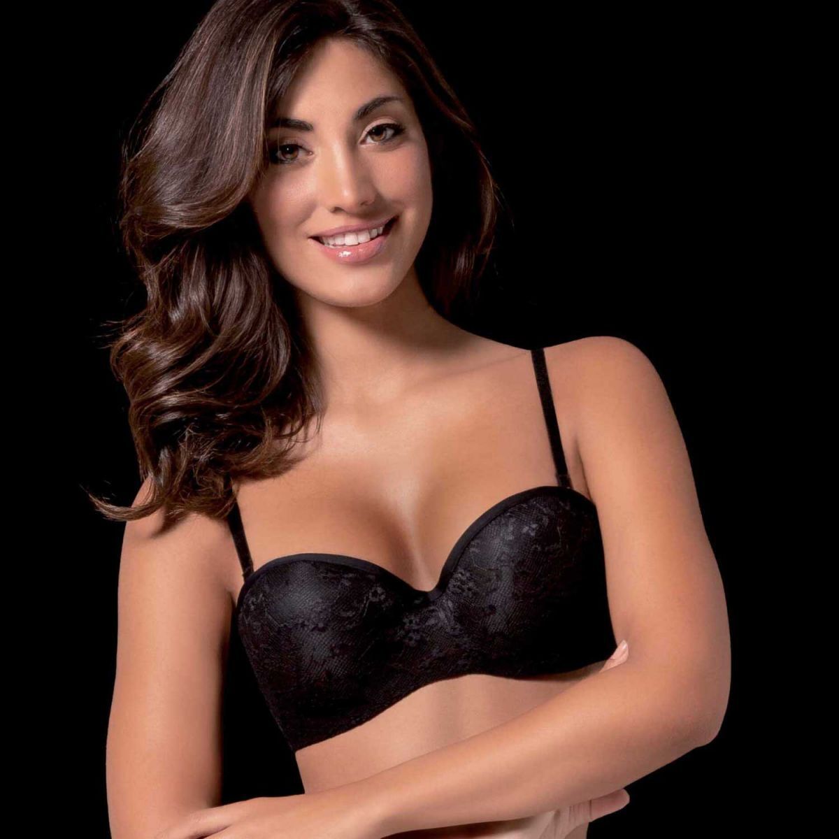 Bandeau Lace Padded Underwire B Cup Love and Bra Claudia - $11.54