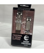 Japonesque Fingernail &amp; Toenail Clippers Stainless Steel Precision Conto... - $6.50 CAD