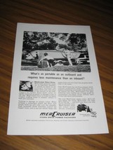 1965 Print Ad Mercruiser Stern Drive Inboard Motors What&#39;s As Portable? - £8.45 GBP