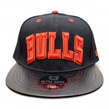 Chicago Bulls Ultra Game NBA Back/Red Snap Hat - £30.06 GBP