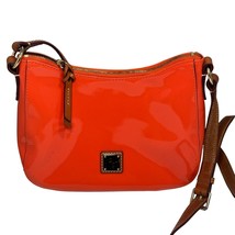 Dooney &amp; Bourke Kiley Crossbody Bag Orange Patent Leather - £44.90 GBP